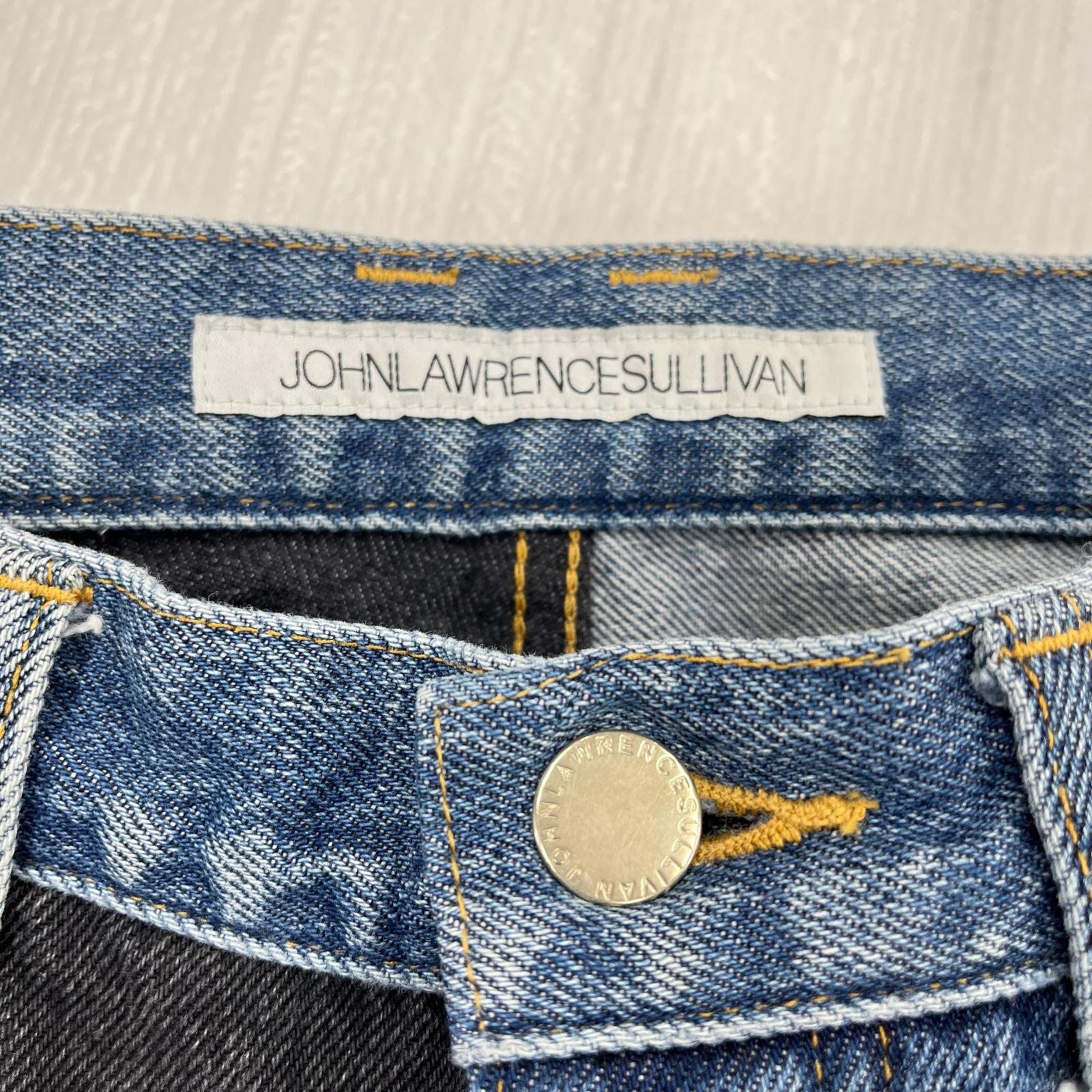 デニムパンツ JOHNLAWRENCESULLIVAN デニムパンツ 切替IB/BK