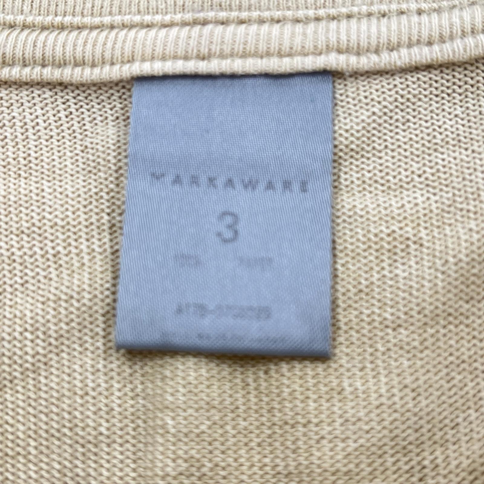 半袖Tシャツ markaware ベージュ 半袖 ベージュ