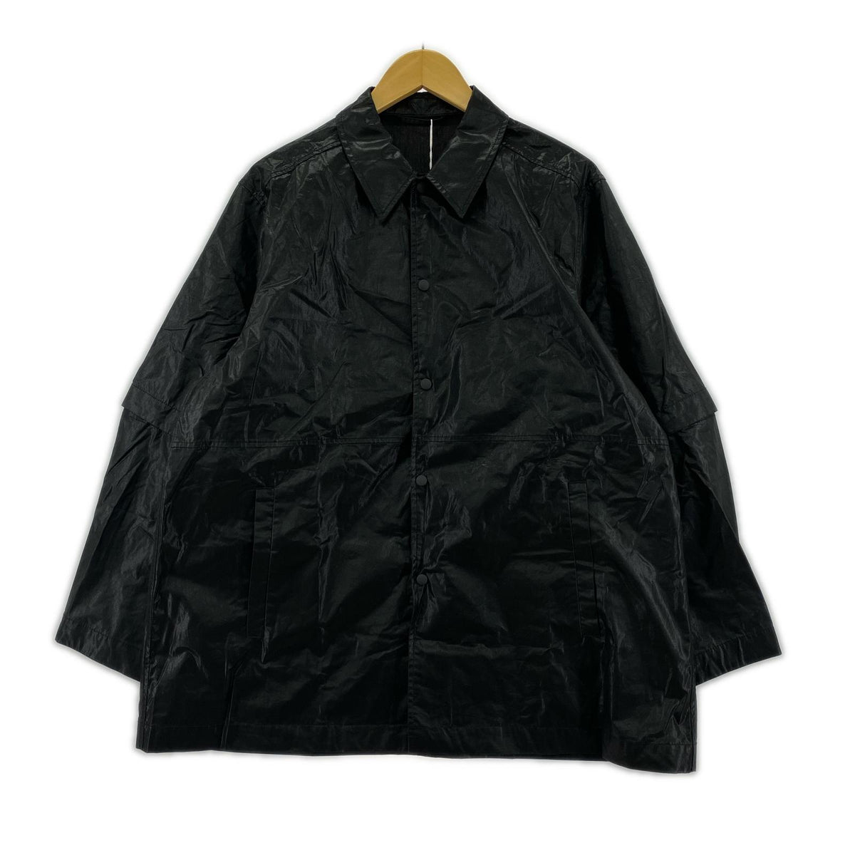 ジャケット Adam et Rope' 25FW 2way コーティングジャケット 黒(F) ブラック