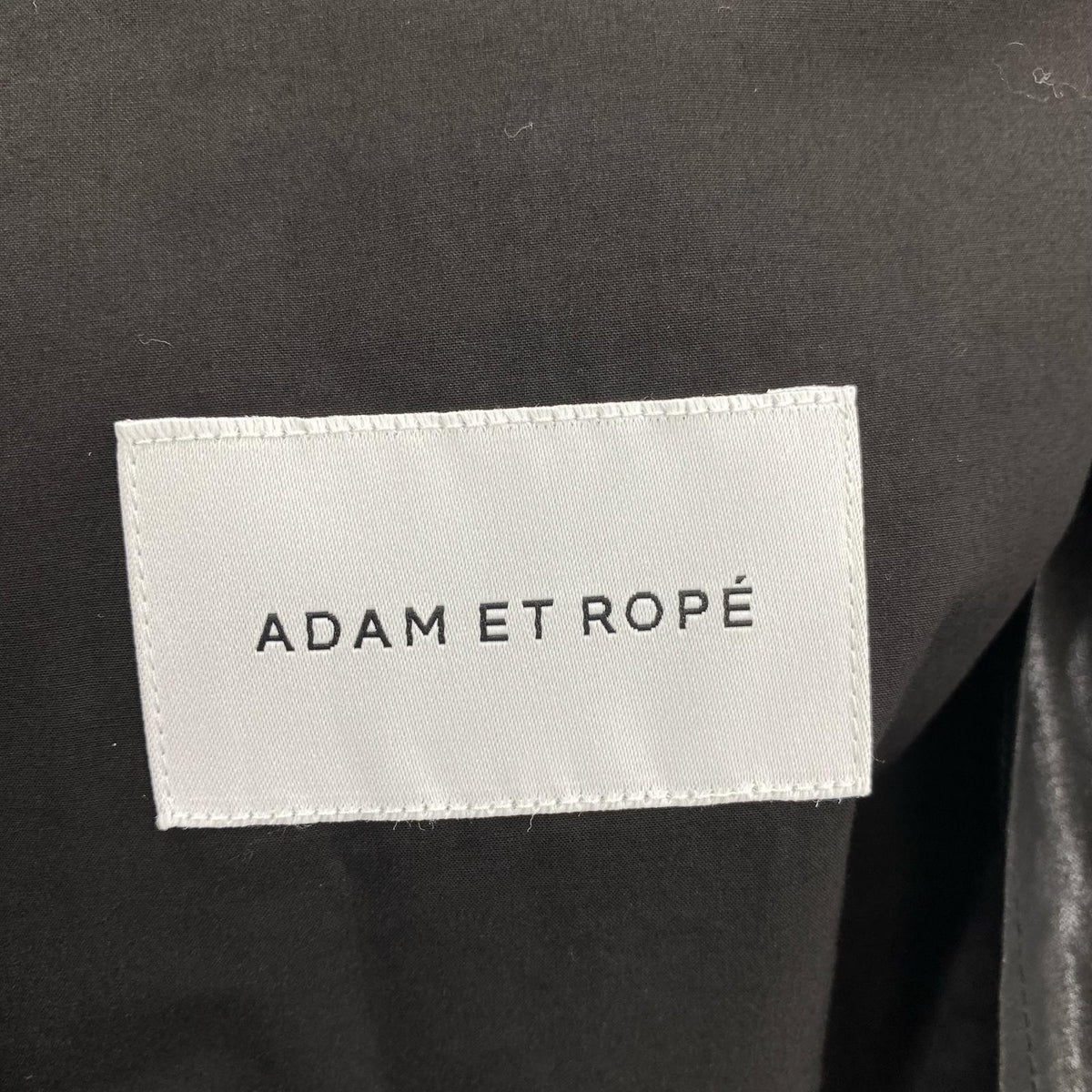 ジャケット Adam et Rope' 25FW 2way コーティングジャケット 黒(F) ブラック