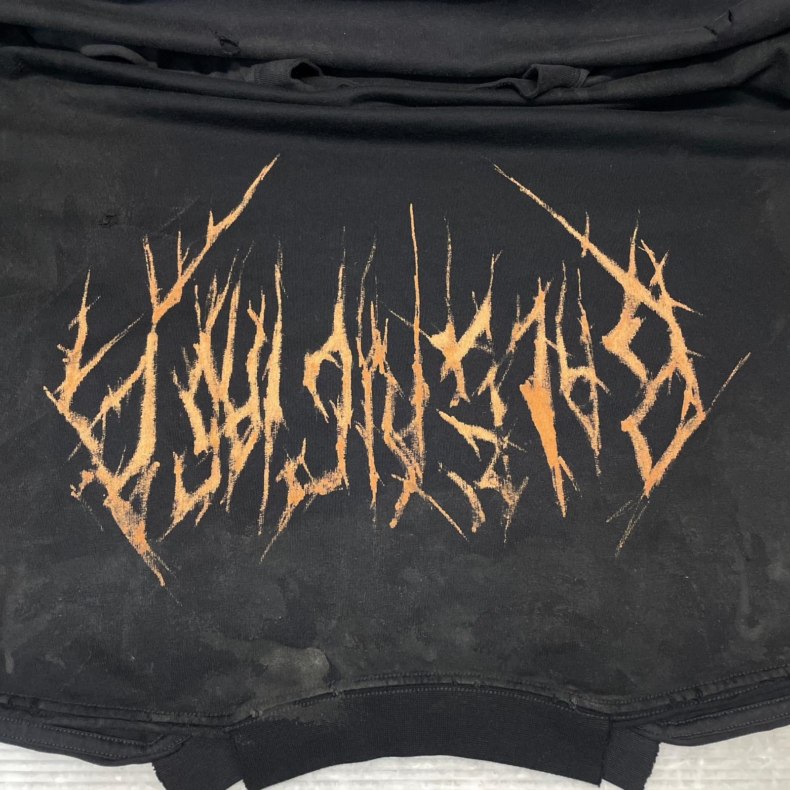 BALENCIAGA Paris moon up side down tee (5) ブラック 5