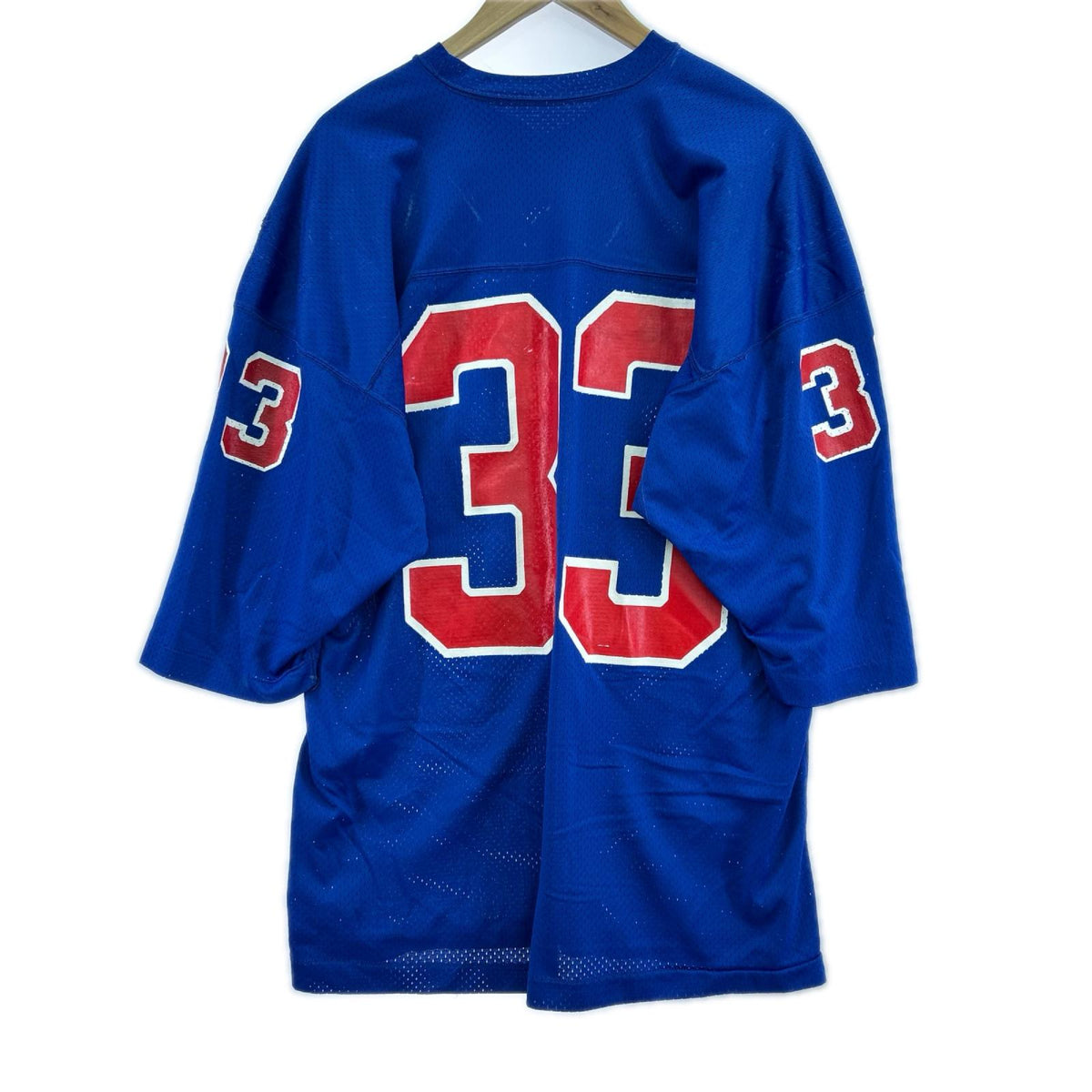 半袖Tシャツ CHAMPION フットボール 60-70s OLD USA製 ブルー