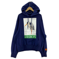 パーカー 23FW Heron Bird Painted Hoodie NVY L L