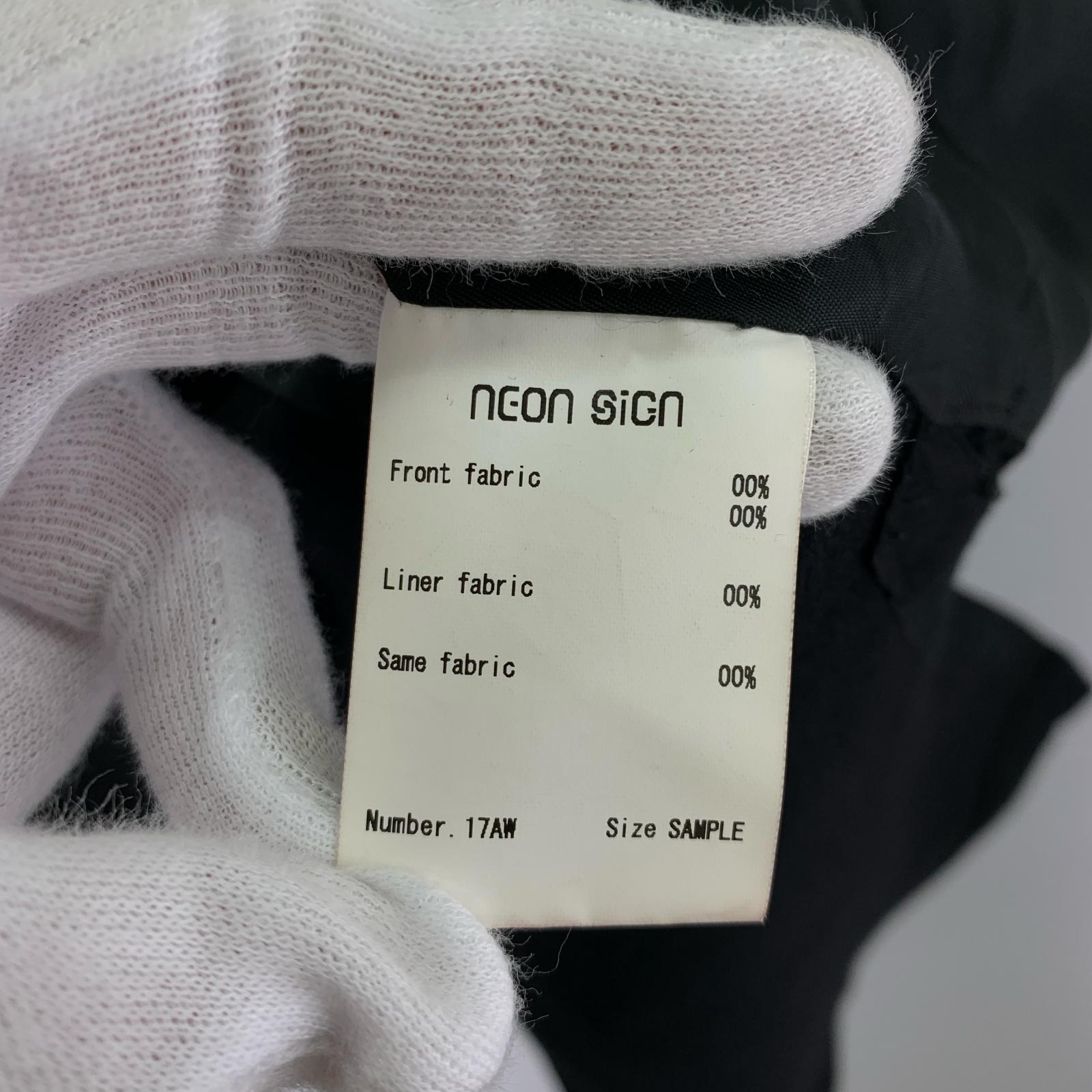 ジャケット NEON SIGN 17AW BREAKER JACKET 黒 ブラック