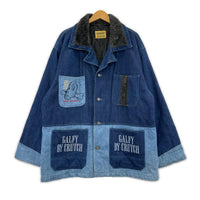 ジャケット GALFY デニムカバーオール 青 (F) フリー ブルー
