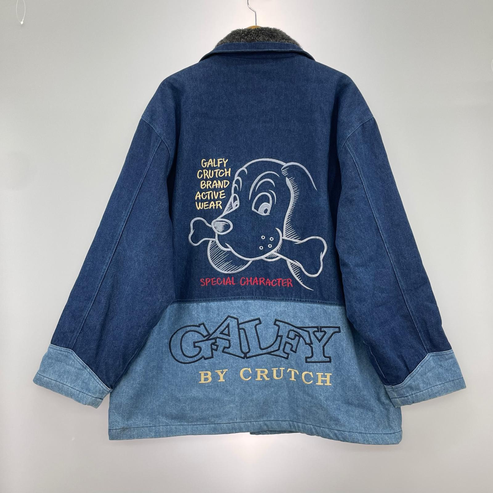 ジャケット GALFY デニムカバーオール 青 (F) フリー ブルー