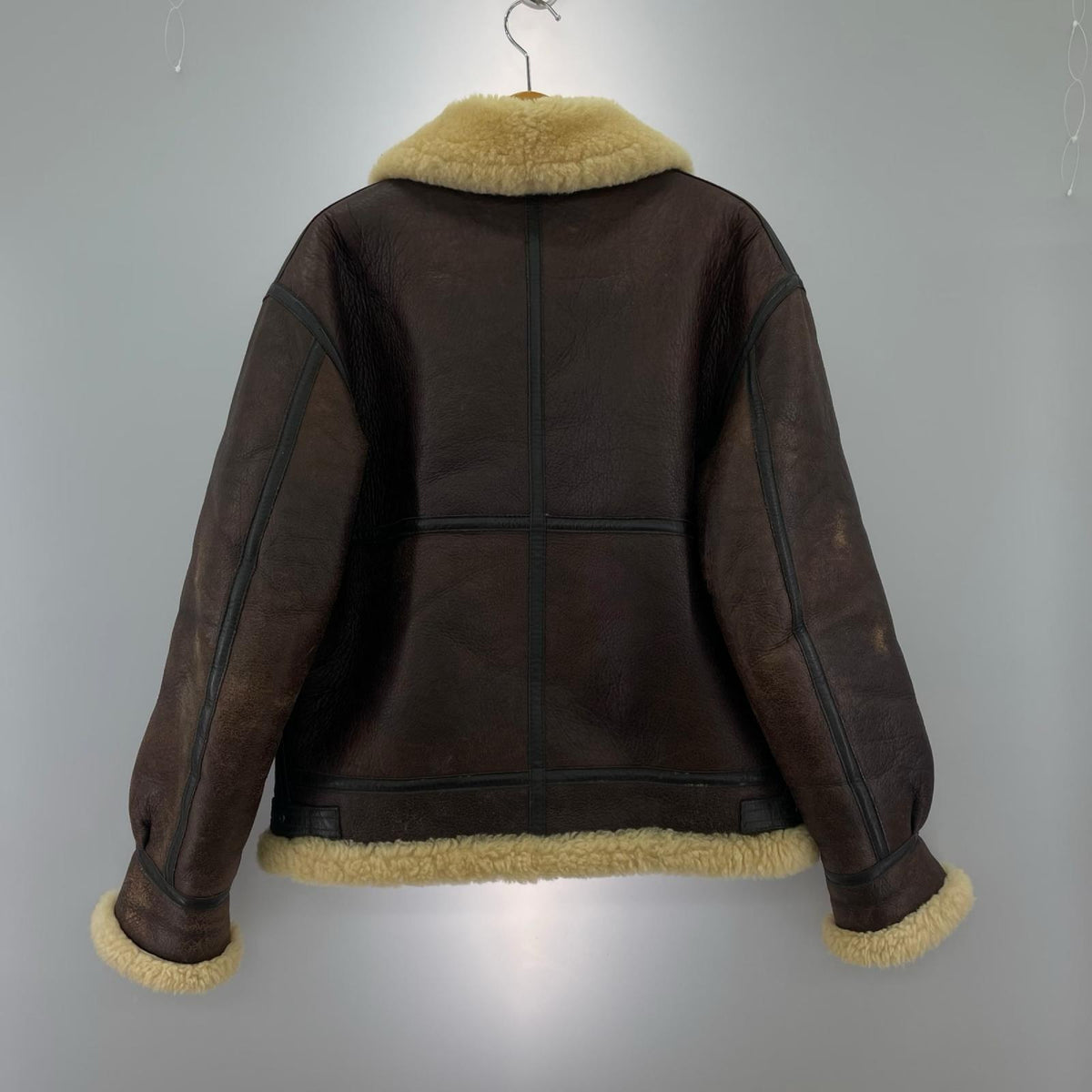 ジャケット MILITARY CLOTHING B-3 ムートン M 茶 ブラウン