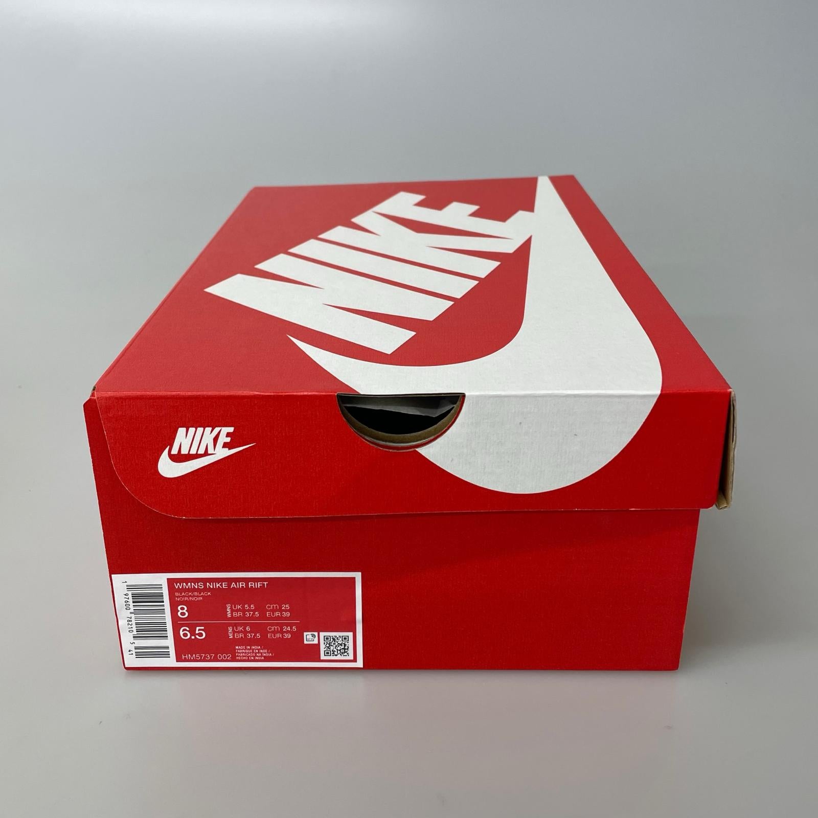 スニーカー AIR RIFT/HM5737 002/サイズ25cm 25cm (US7 UK6 1/2 EU40) ブラック