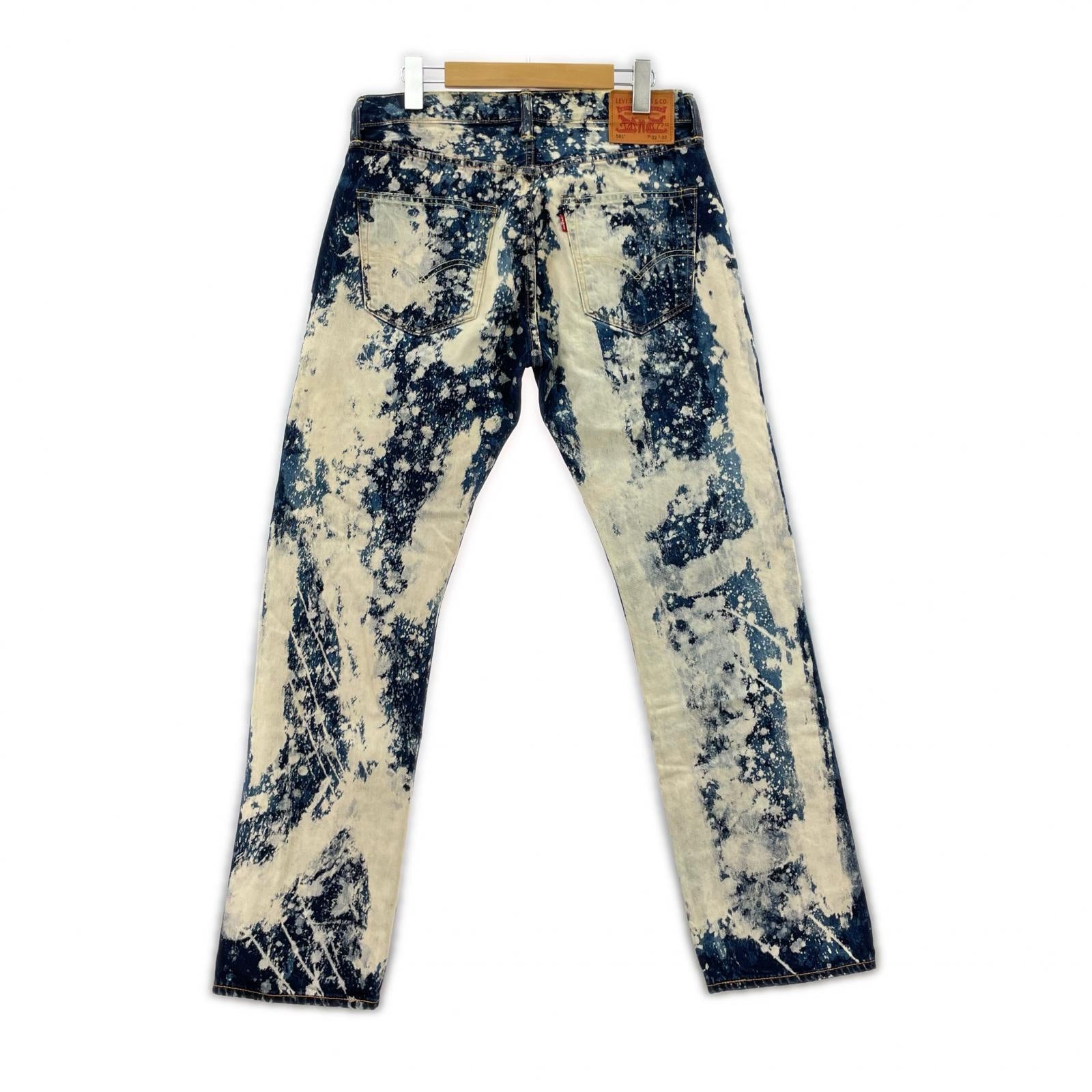 デニムパンツ 501 SPLASH BLEACH DENIM PANTS (32)