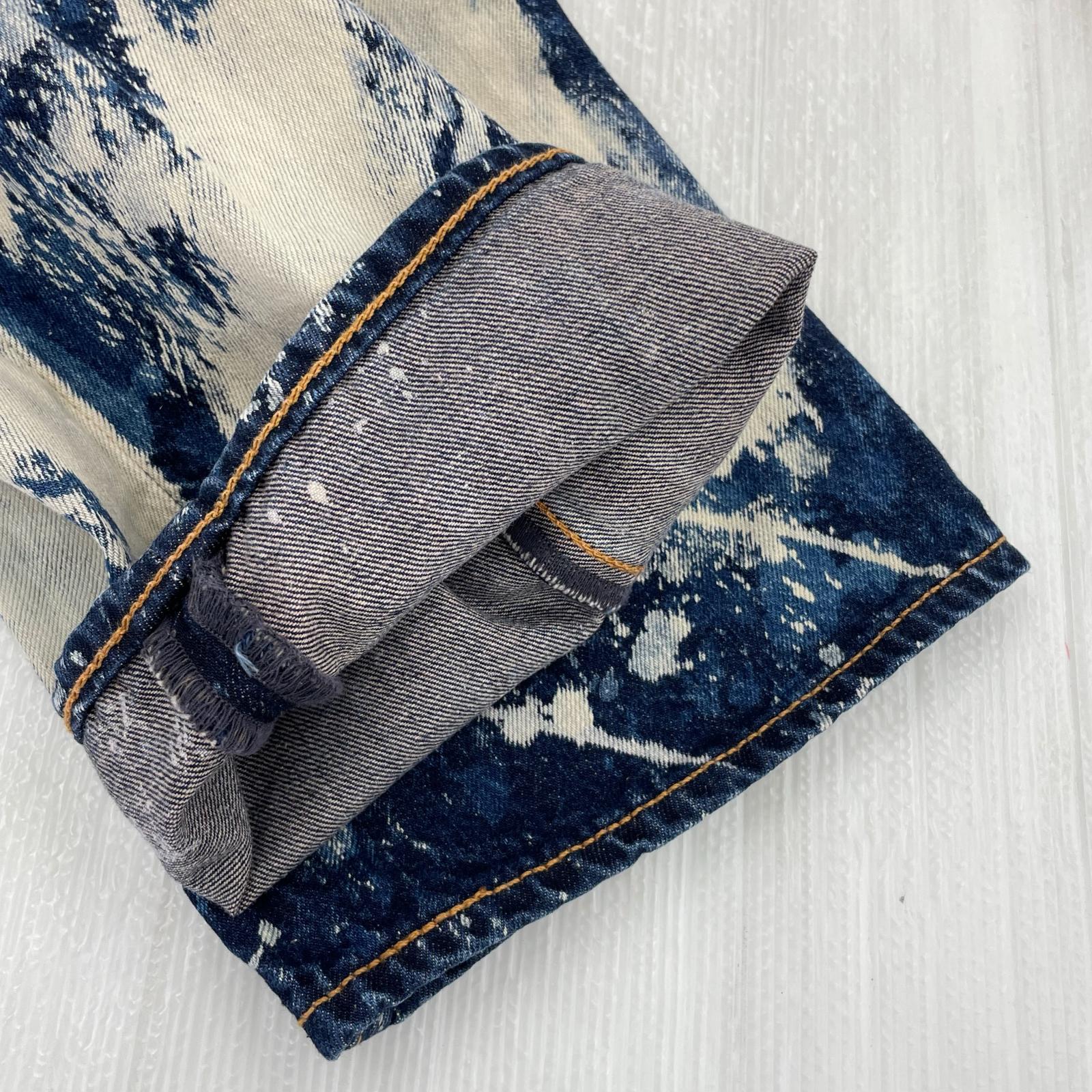 デニムパンツ 501 SPLASH BLEACH DENIM PANTS (32)