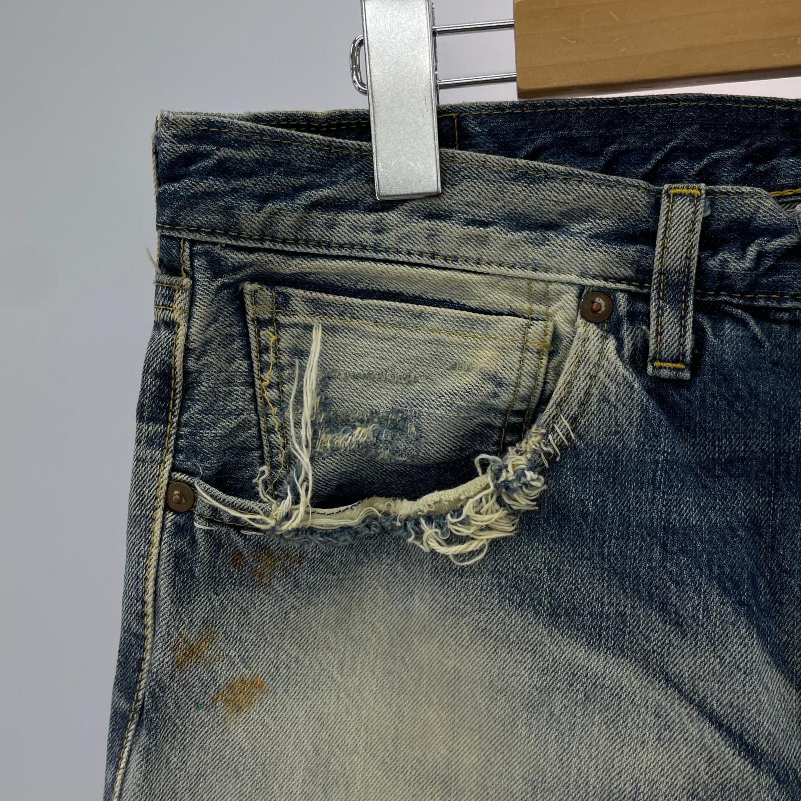 デニムパンツ S501XX 1944モデル セルビッチデニム (33) 33 ブルー