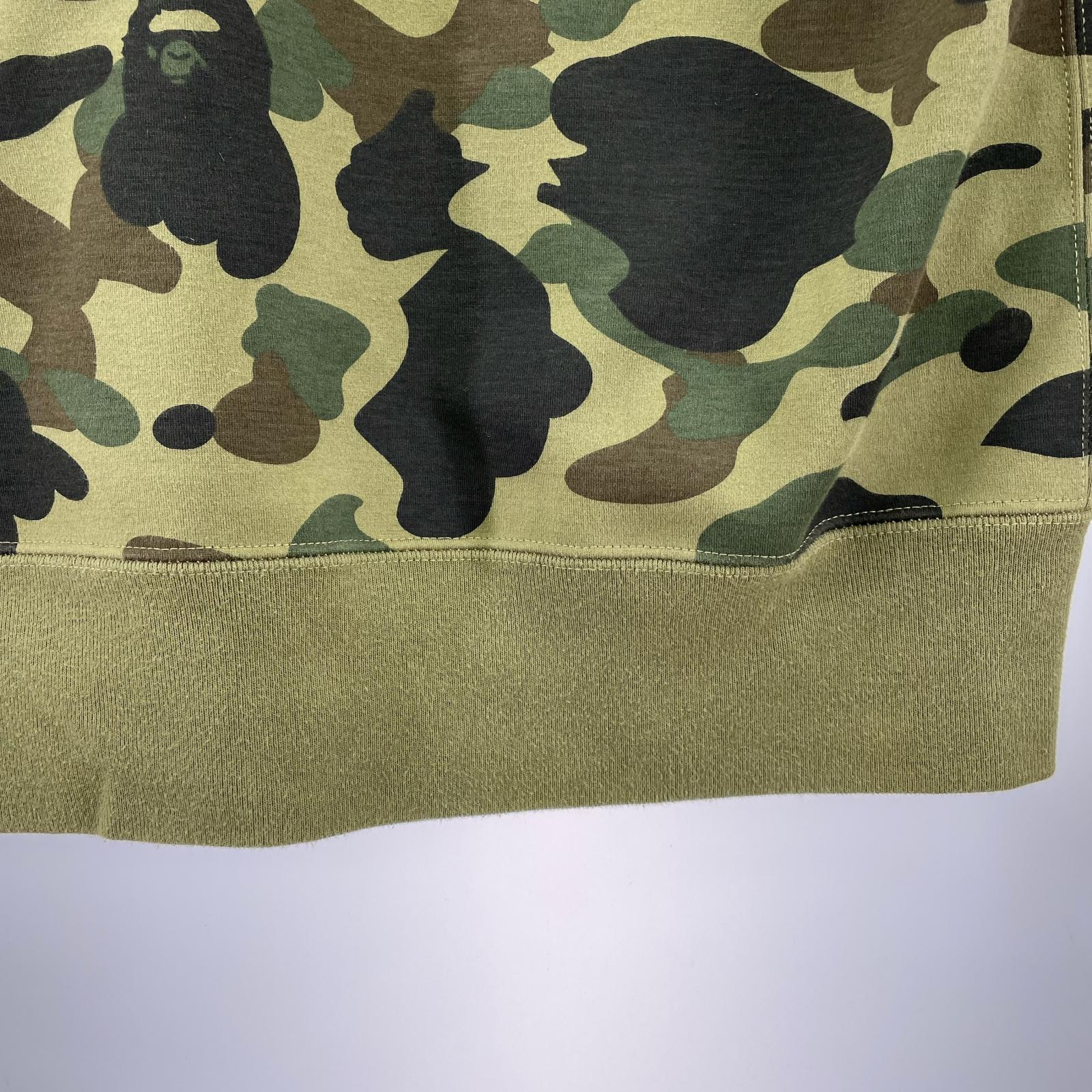 パーカー SHARK HOODIE 猿迷彩 緑 (M) M