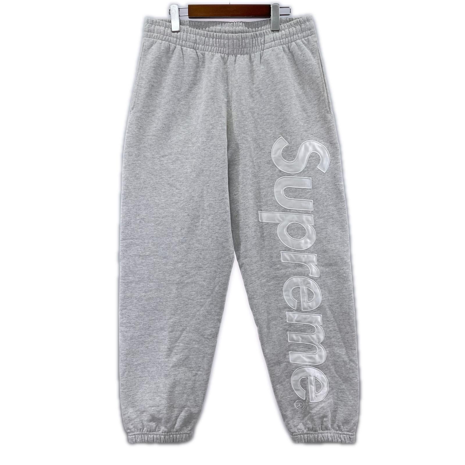 パンツ 23AW Satin Applique Sweatpant グレー (M) M グレー