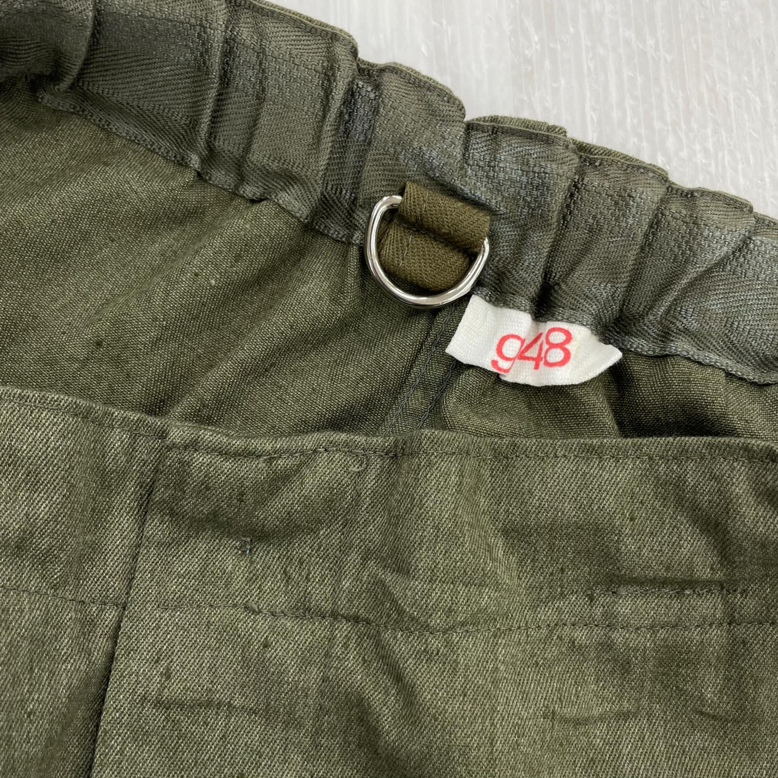 パンツ 東ドイツ軍 ミリタリーパンツ オリーブ g48 48
