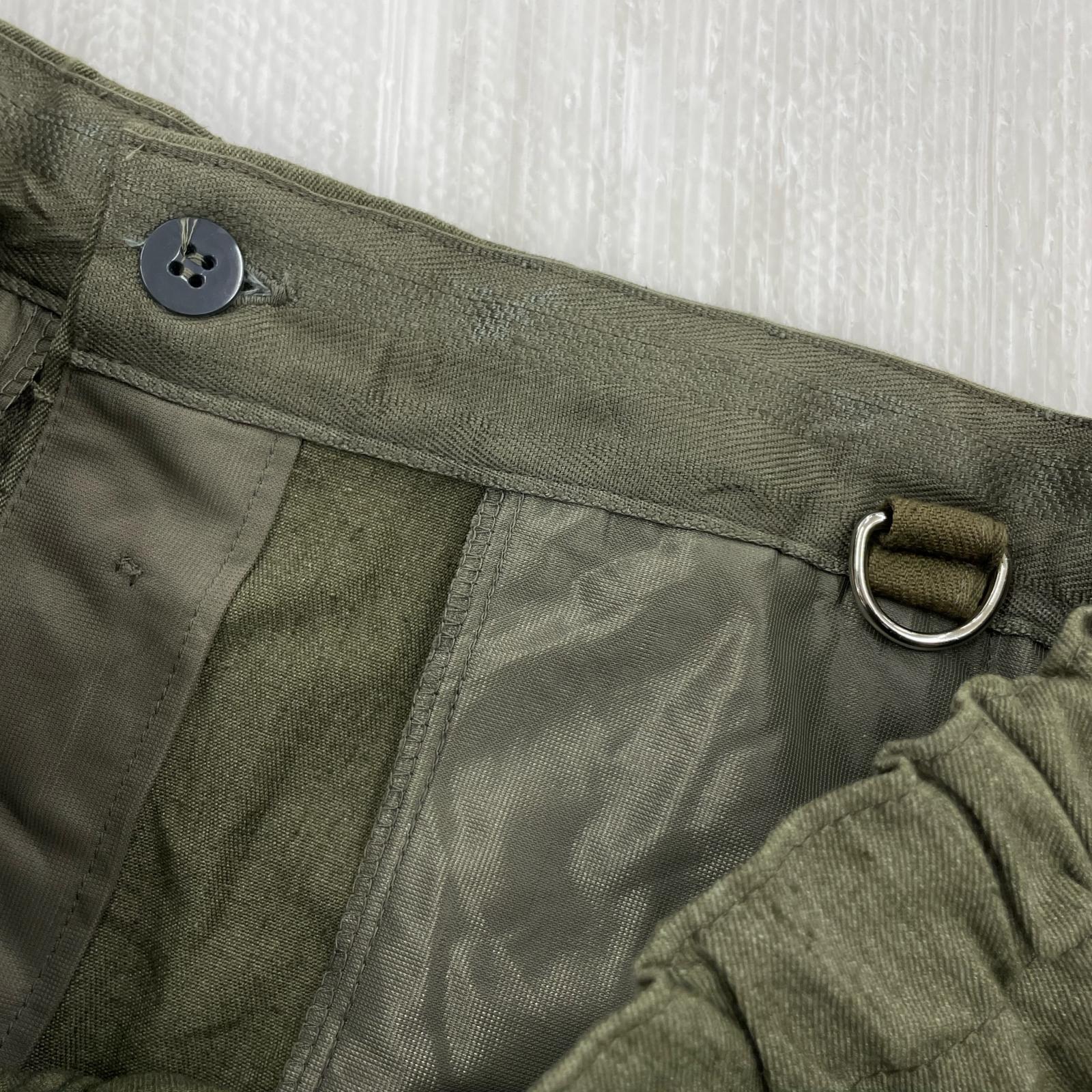 パンツ 東ドイツ軍 ミリタリーパンツ オリーブ g48 48