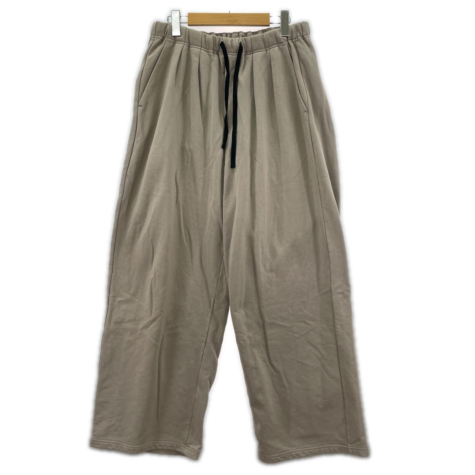 パンツ ANCELLM 2TUCK SWEAT PANTS 2 ベージュ