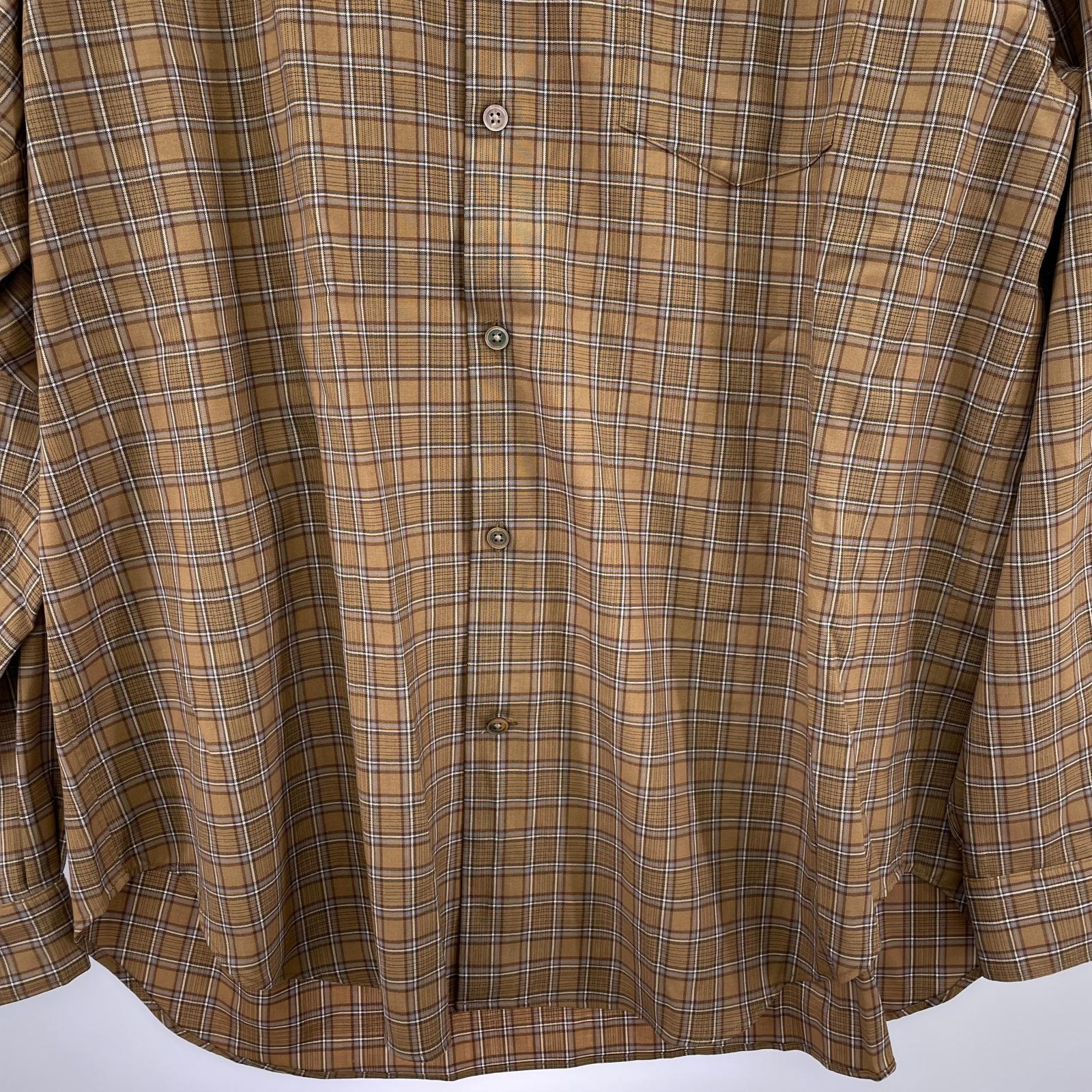 長袖シャツ Check Wide Silhouette Shirts 4
