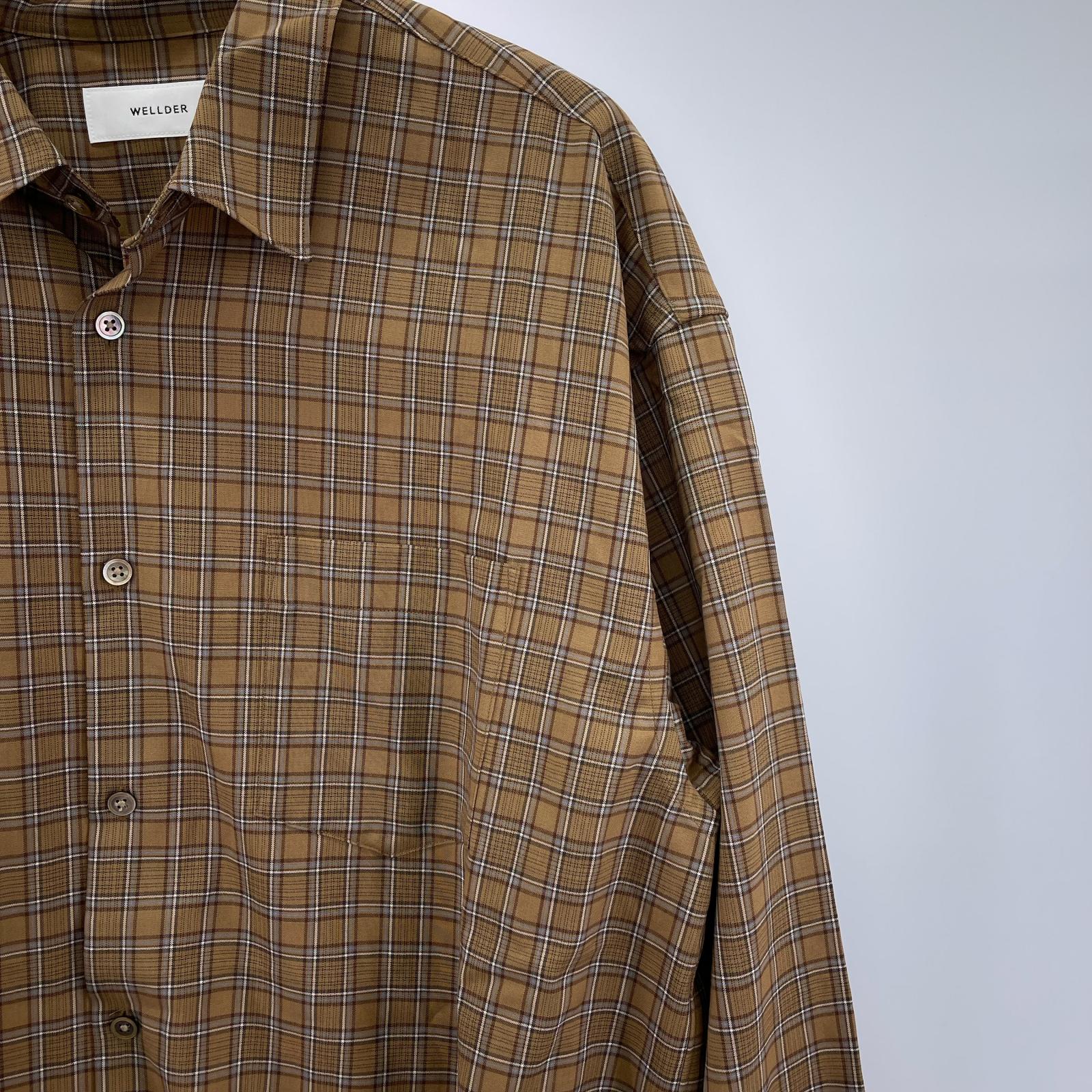 長袖シャツ Check Wide Silhouette Shirts 4