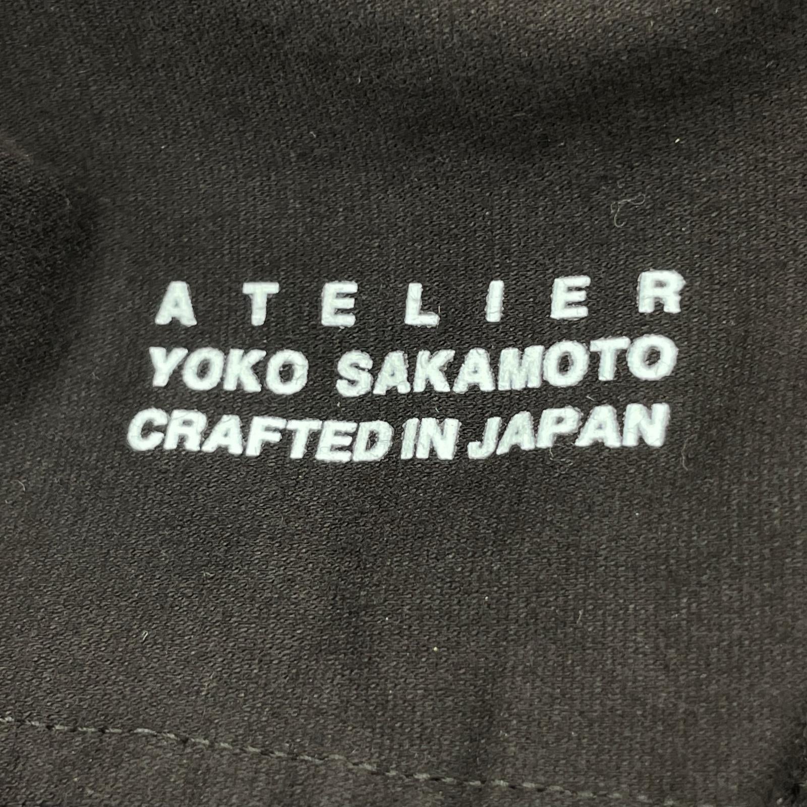 パンツ YOKOSAKAMOTO DOUBLE PLEATED WIDE EASY PANTS M 黒 M