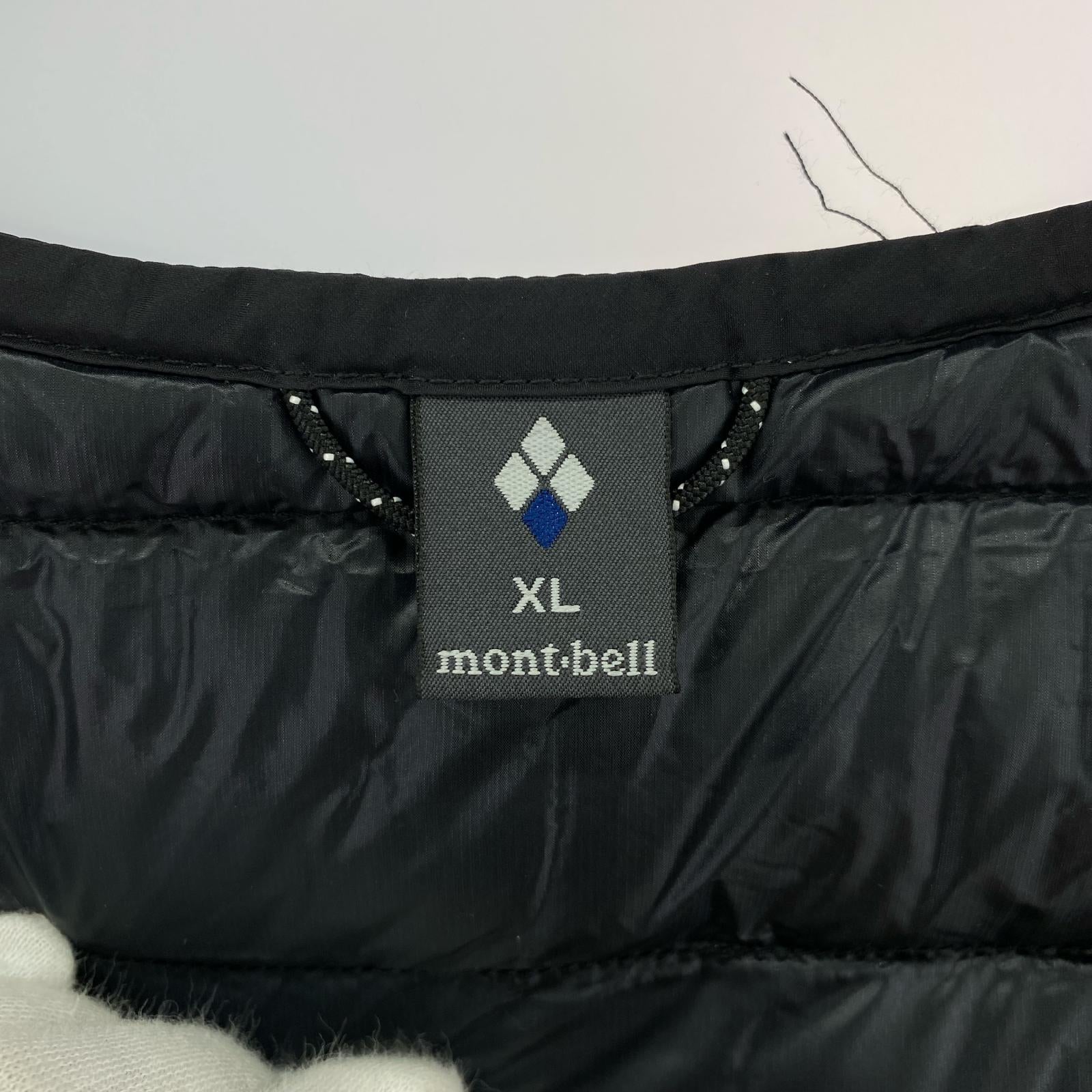 ダウンベスト スペリオダウンVネックベスト 黒 (XL)