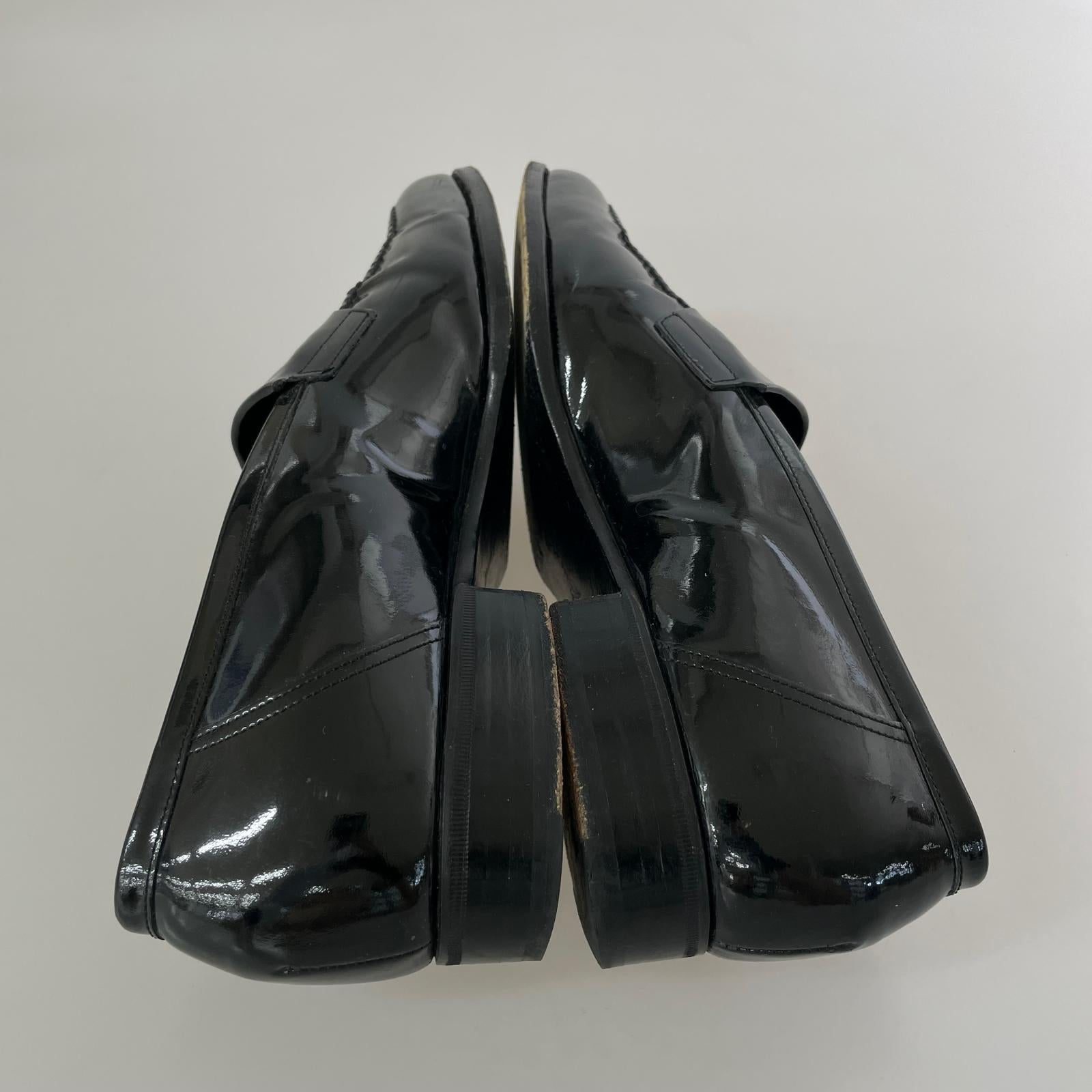 ブーツ a piece of craftmans/エナメルローファー/27.0cm ブラック