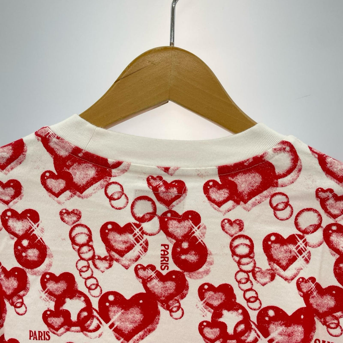 半袖Tシャツ Jacquard Bubble Hearts Top M M