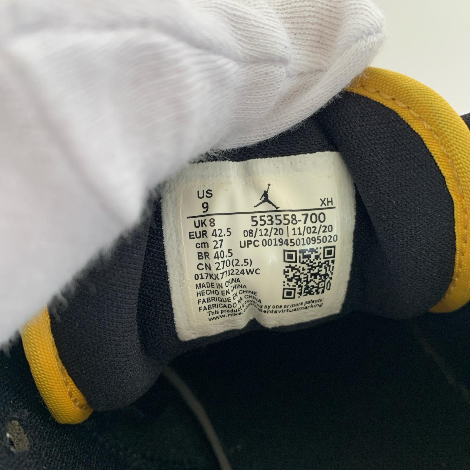 スニーカー AJ1 Low Pollen 27㎝ 27cm (US9 UK8 1/2 EU44) イエロー