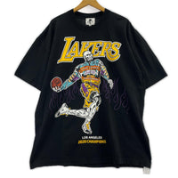 半袖Tシャツ Warren Lotas×LAKERS King James Champ Tee XL 黒 ブラック