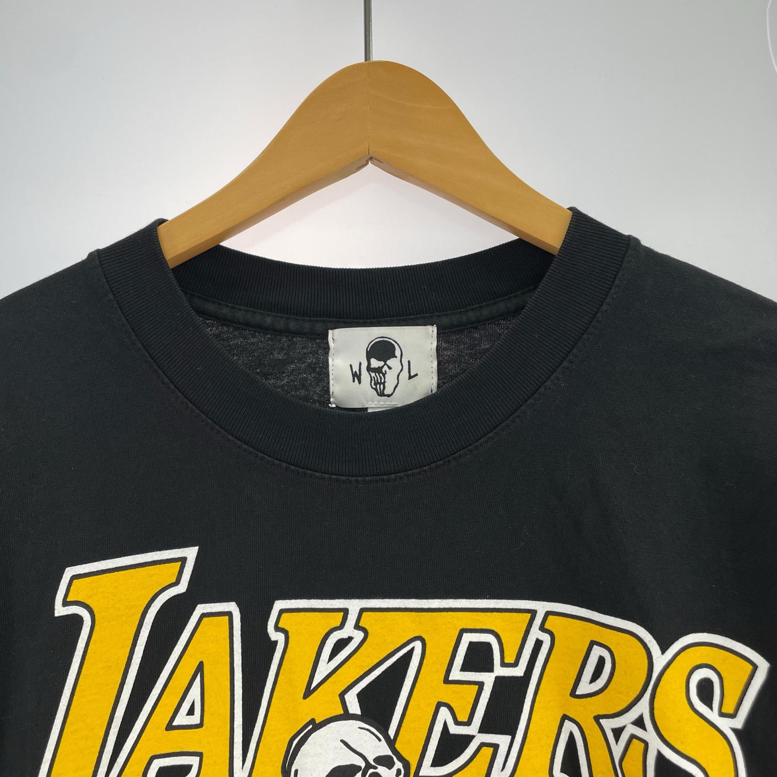 半袖Tシャツ Warren Lotas×LAKERS King James Champ Tee XL 黒 ブラック