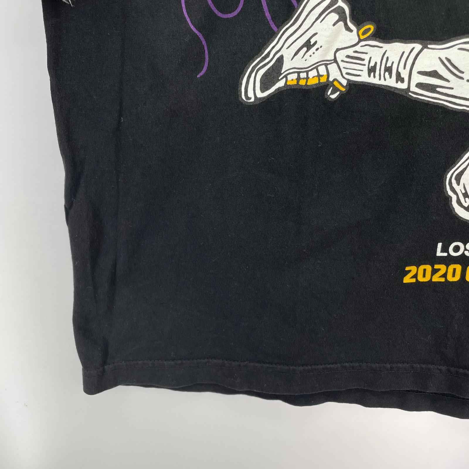 半袖Tシャツ Warren Lotas×LAKERS King James Champ Tee XL 黒 ブラック