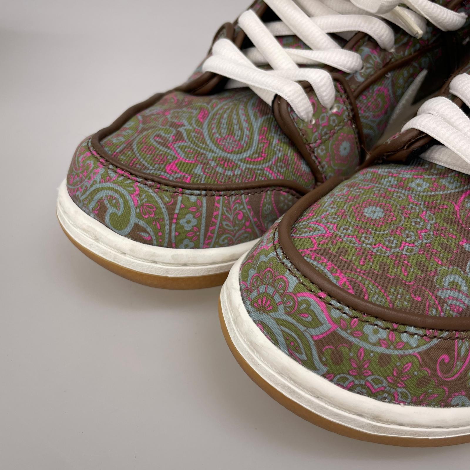 スニーカー SB Dunk Low PRM Brown Paisley(28.0) 28cm (US10 UK9 1/2 EU46) ブラウン