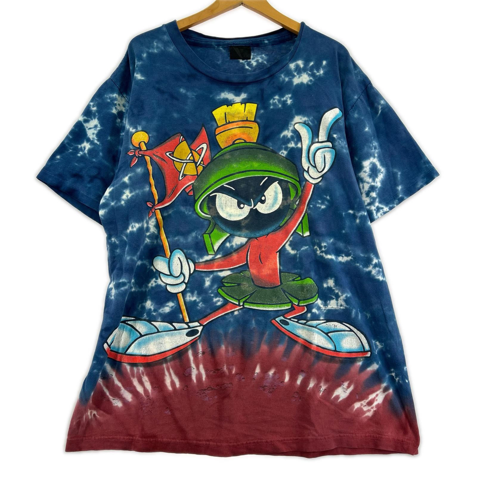 半袖Tシャツ Marvin the Martian USA製 90s タイダイ LL