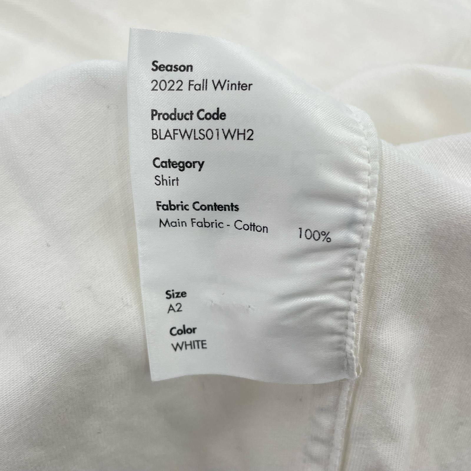 長袖シャツ 22AW Speric logo shirt(A2) ホワイト