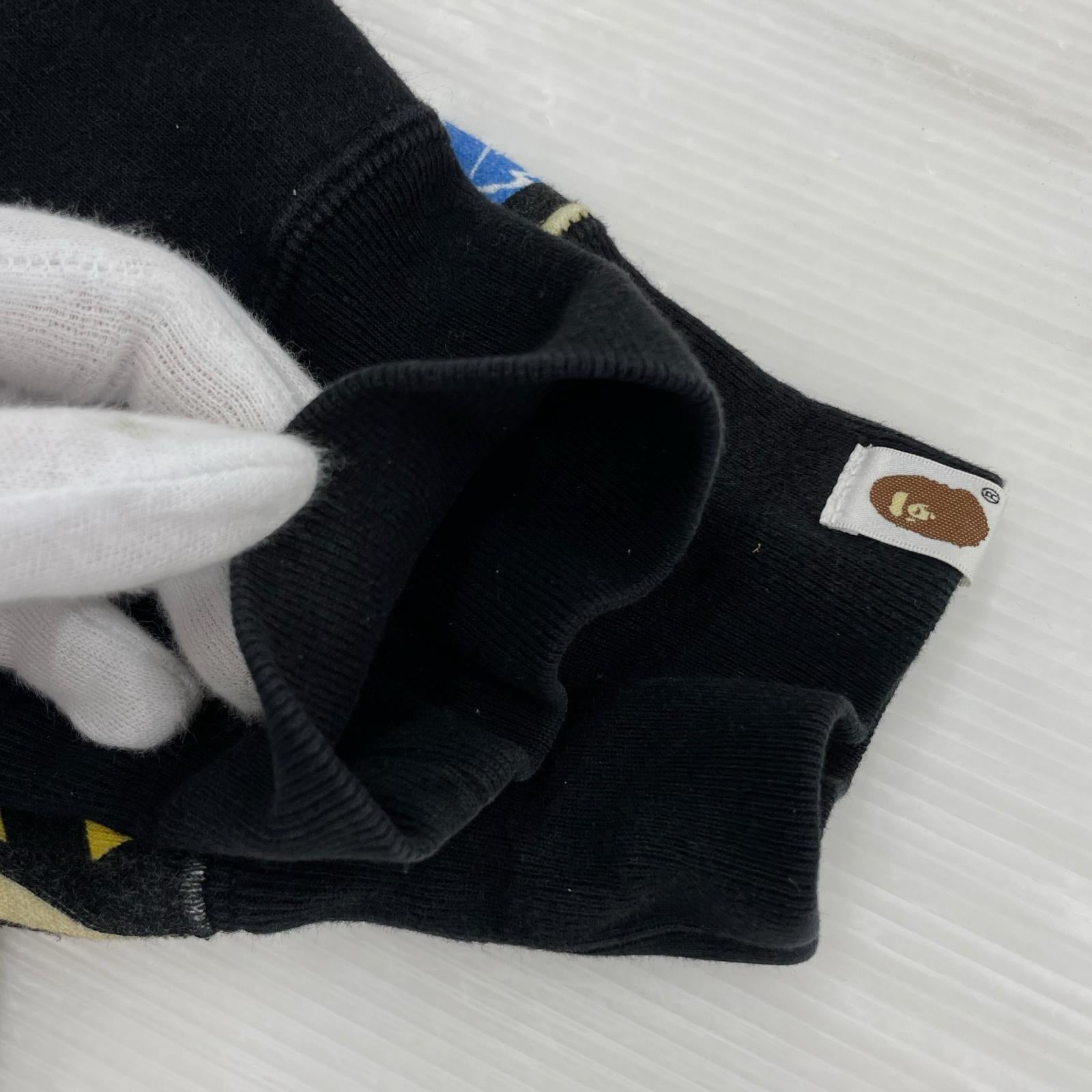 スウェット Patched Long Sleeve Tee 黒 (M) M ブラック