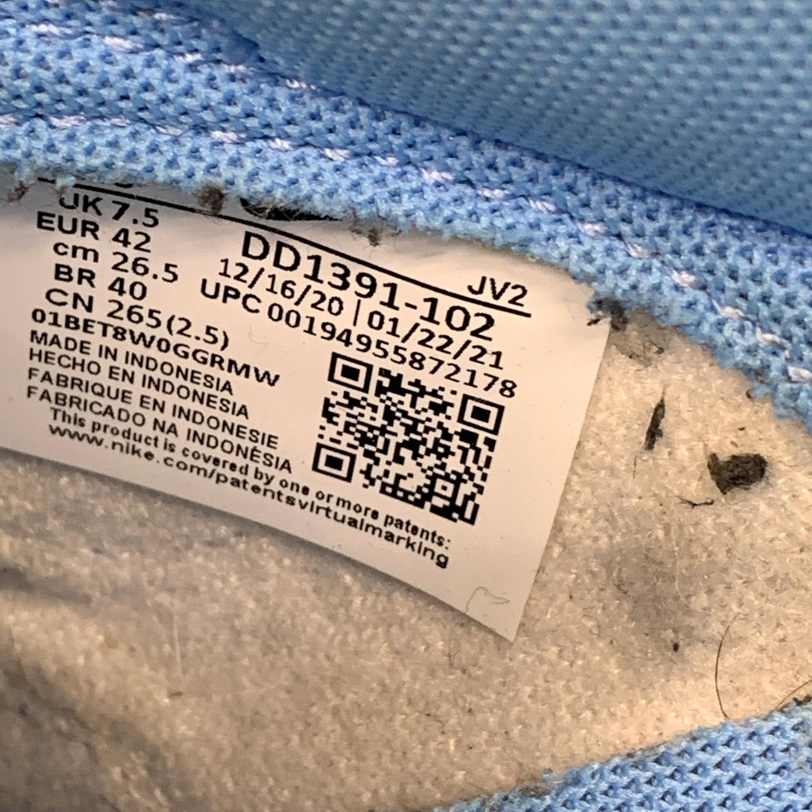 スニーカー DD1391-102/Dunk Low University Blue 26.5cm (US8 1/2 UK8 EU43)