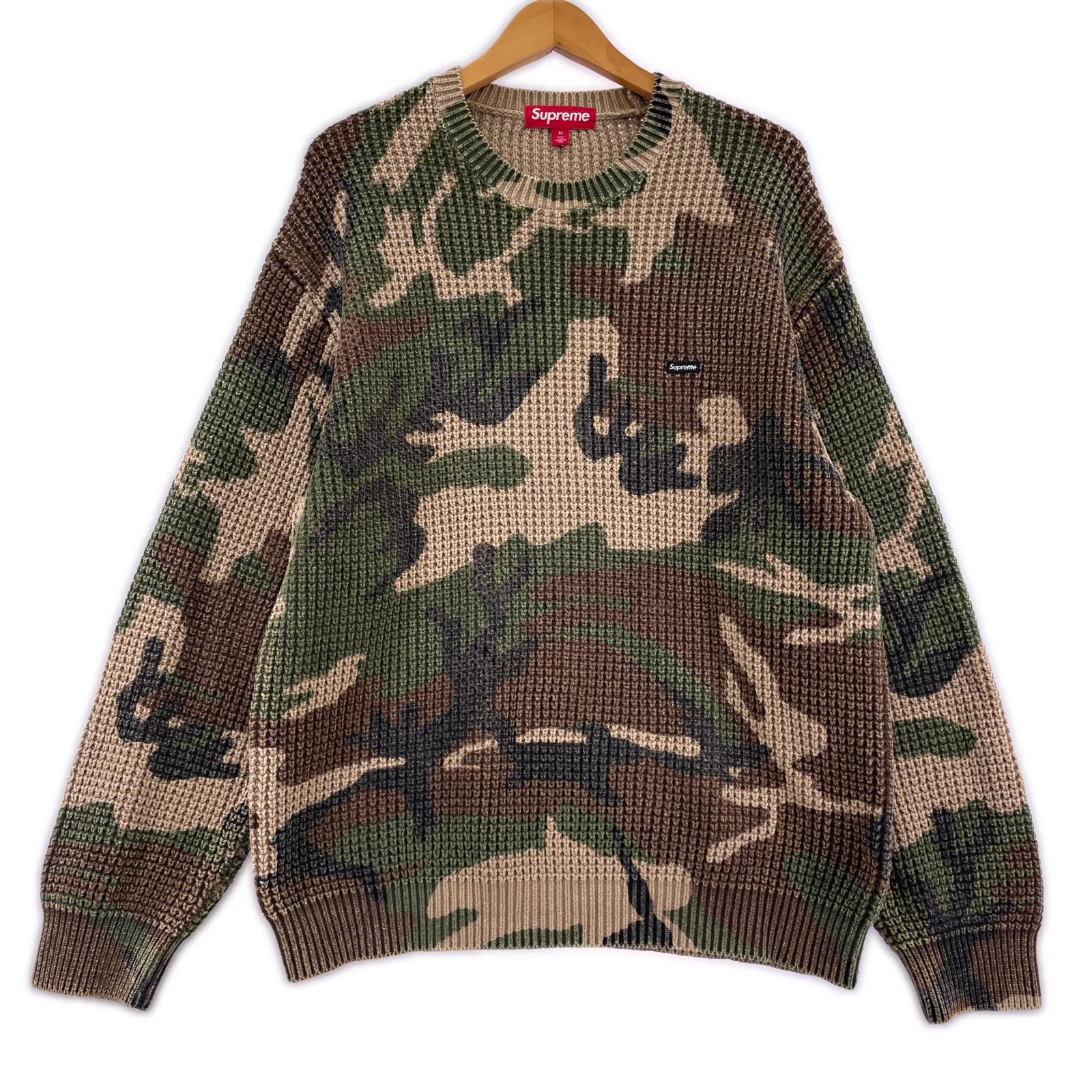 ニット WASHED SMALL BOX WAFFLE SWEATER (M) M