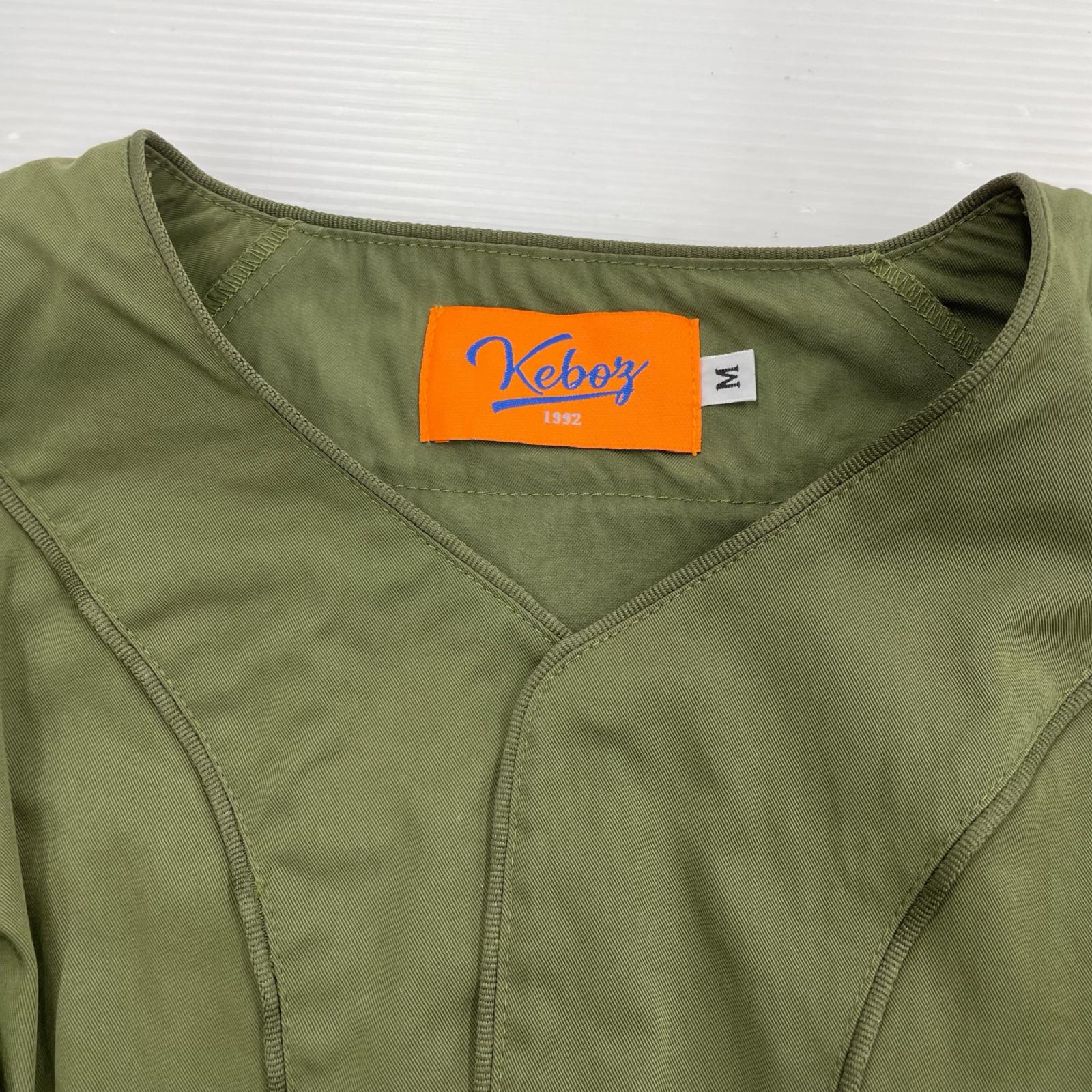 長袖シャツ ベースボールシャツ カーキ M M カーキ