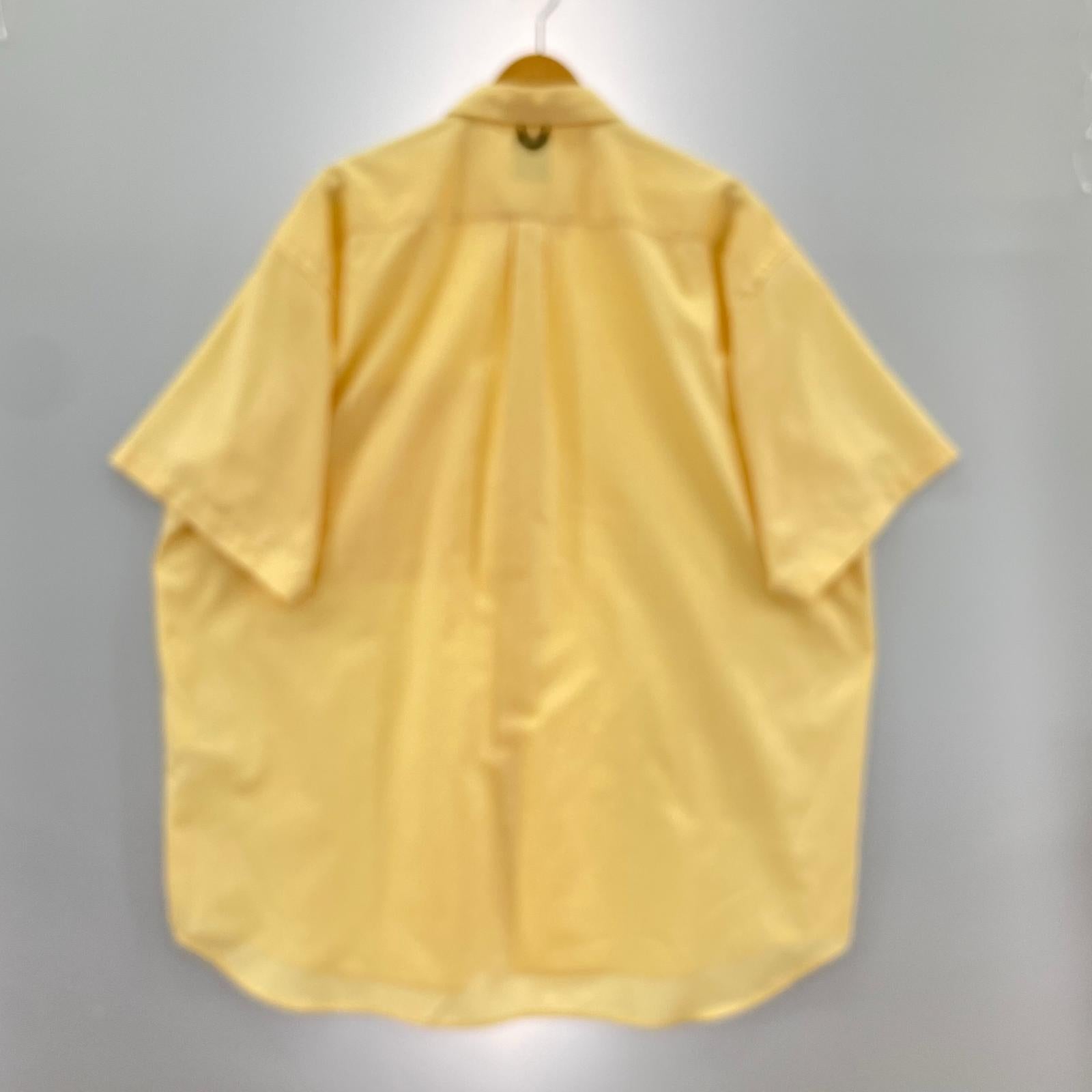 半袖シャツ ポリエステル S/Sシャツ イエロー L L イエロー