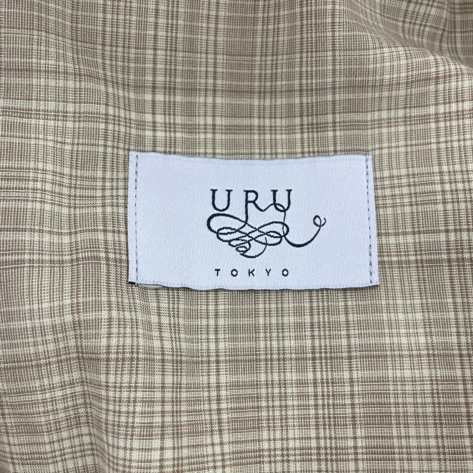 長袖シャツ コットン チェック柄シャツ 2 2 ベージュ