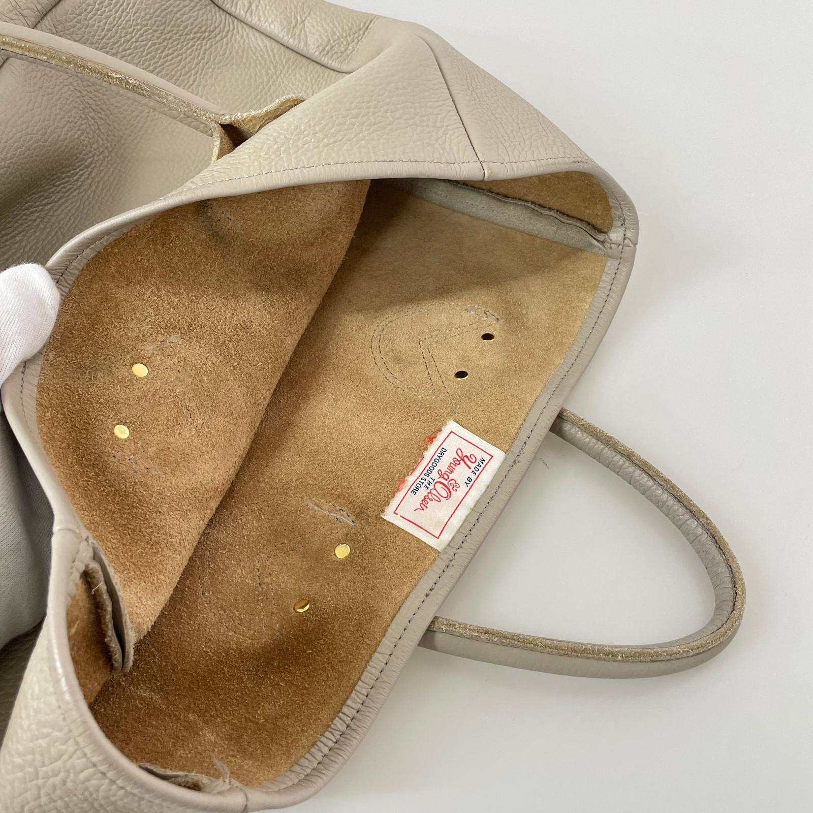 その他バッグ YOUNG&OLSEN レザートートバッグ ベージュ
