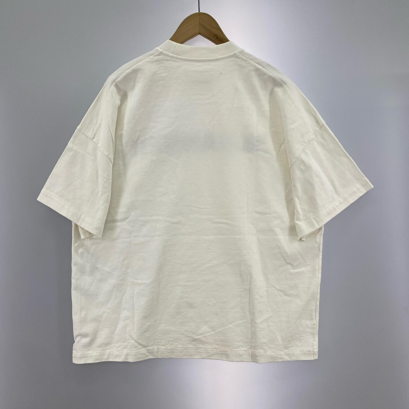 半袖Tシャツ オーバーサイズロゴプリント WHT S S ホワイト