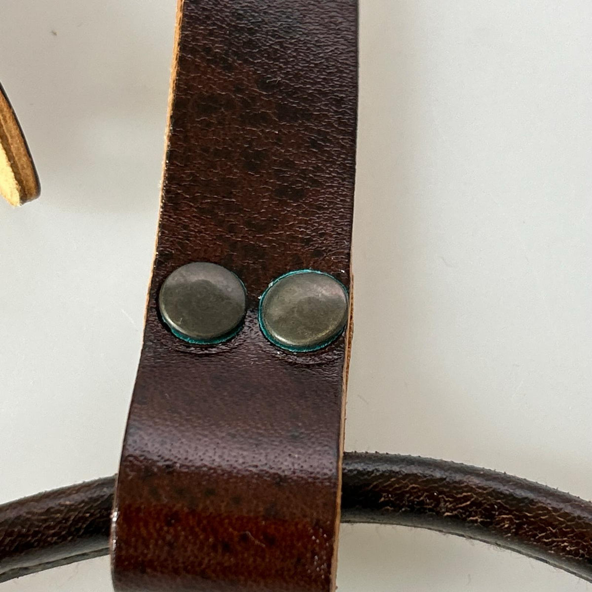 その他アクセサリー レザーサスペンダー ブラウン