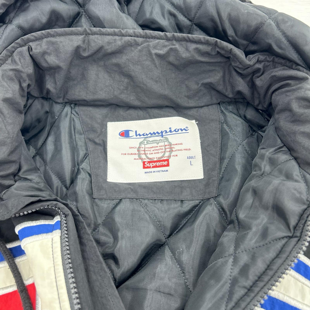 ジャケット ×Champion Puffy Jacket L ブラック