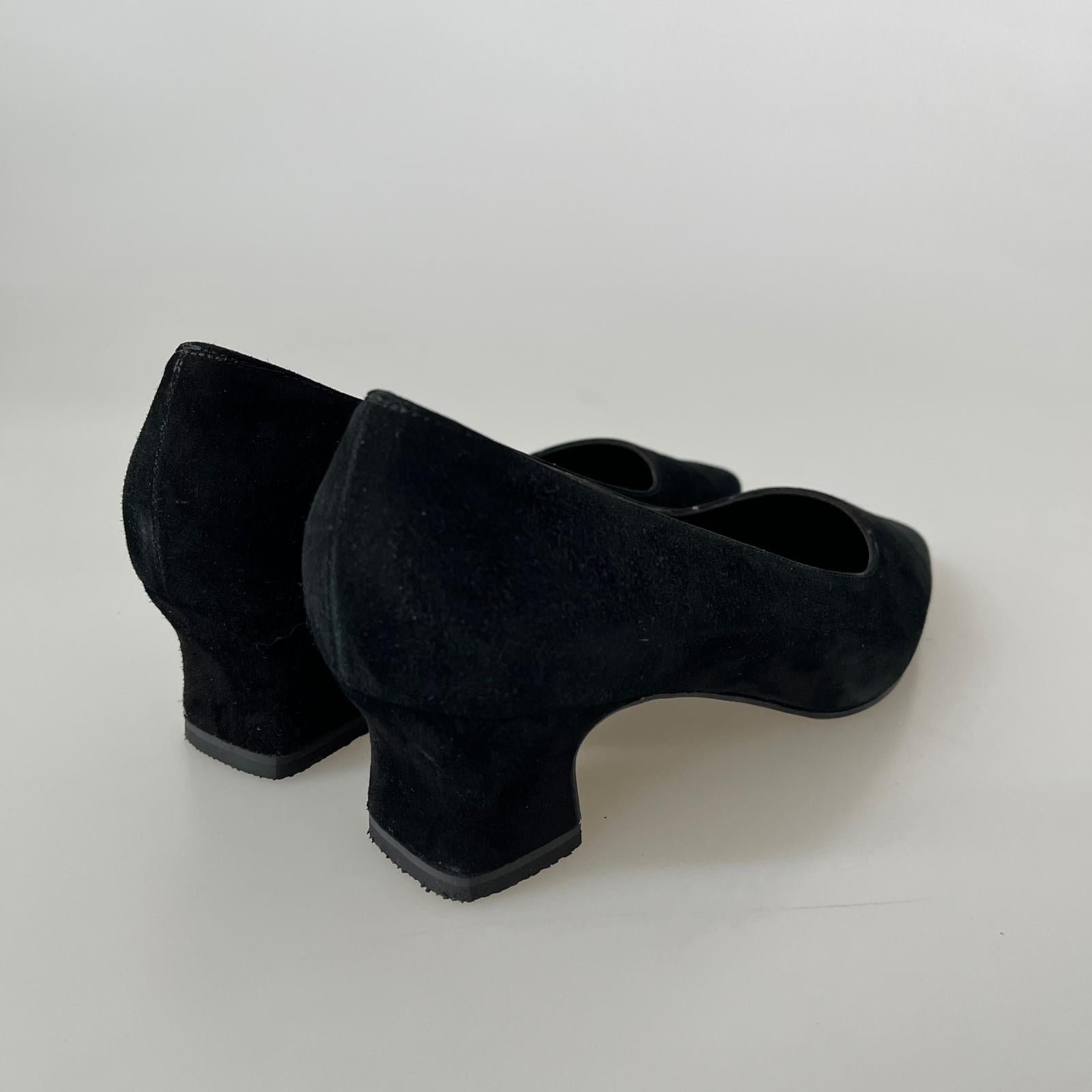 S.Ferragamo FLANELLA スエードパンプス 6 1/2 ブラック