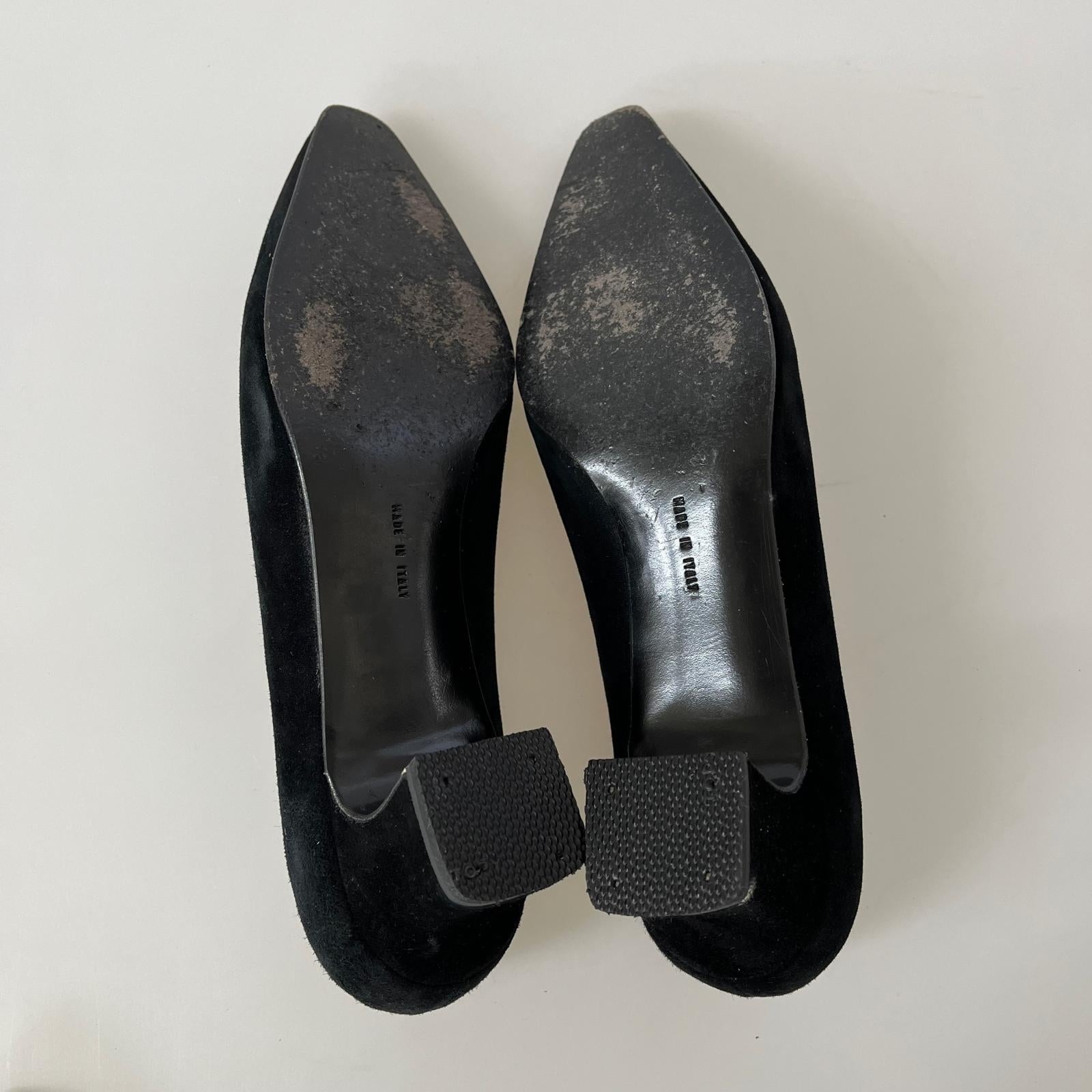 S.Ferragamo FLANELLA スエードパンプス 6 1/2 ブラック
