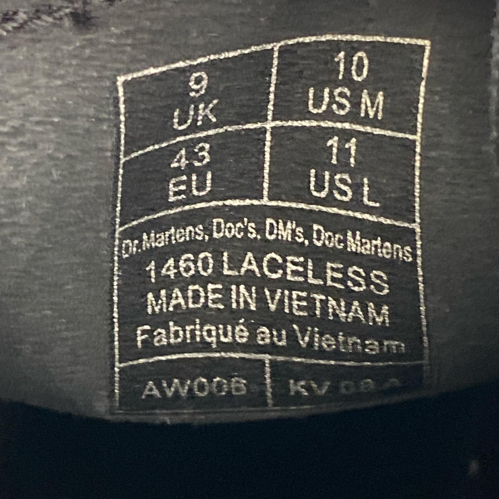 ブーツ Dr.Martens 1460 LACELESS プルオンブーツ 9 ブラック ブラック