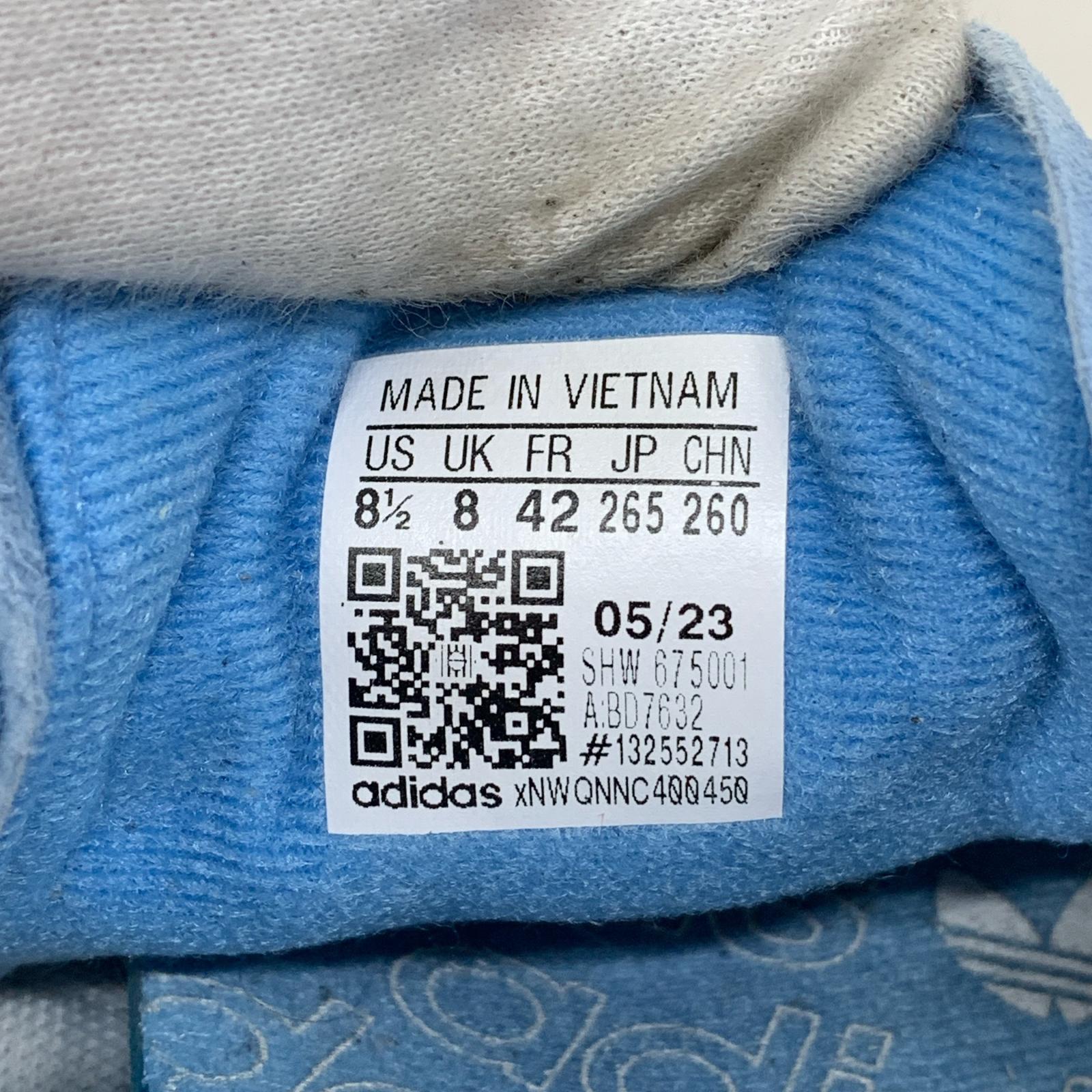 スニーカー adidas spezial ライトブルー 26.5cm (US8 1/2 UK8 EU43)