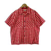 半袖シャツ WATUMULL'S パラカシャツ レッド L レッド