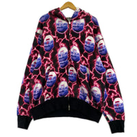 パーカー BAPE LIGHTNING/フルジップパーカー/L L