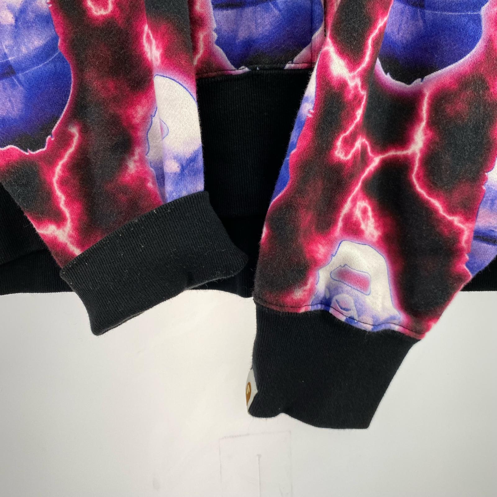 パーカー BAPE LIGHTNING/フルジップパーカー/L L
